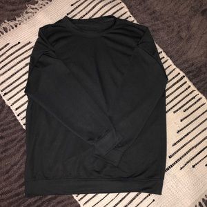 slightly oversized crew neck